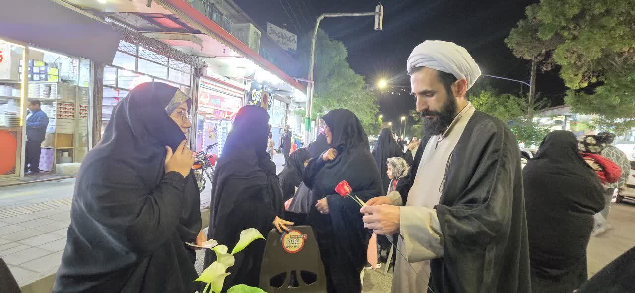 بازدید رئیس سازمان تبلیغات اسلامی بناب از برنامه‌های موکب حوزه علمیه خواهران+ تصاویر