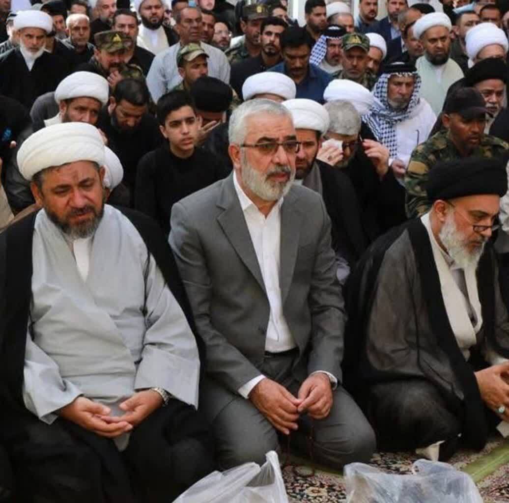 تشییع پیکر شیخ ستار المرشدی در نجف اشرف تشییع پیکر شیخ ستار المرشدی در نجف اشرف
