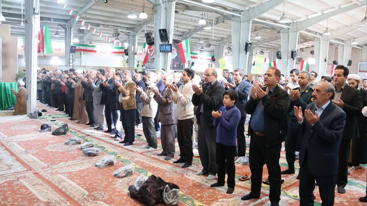 اقامه باشکوه نماز عید قربان در مرند به امامت آیت‌الله پورمحمدی+ تصاویر