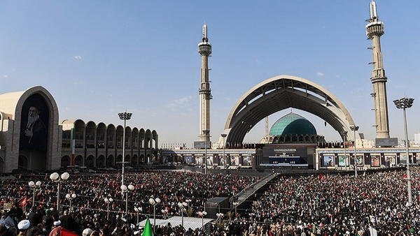 گزارشی از مراسم مردمی وداع با آقای شهید ایران