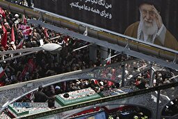تشییع تاریخی رهبر شهید انقلاب در تهران -۲