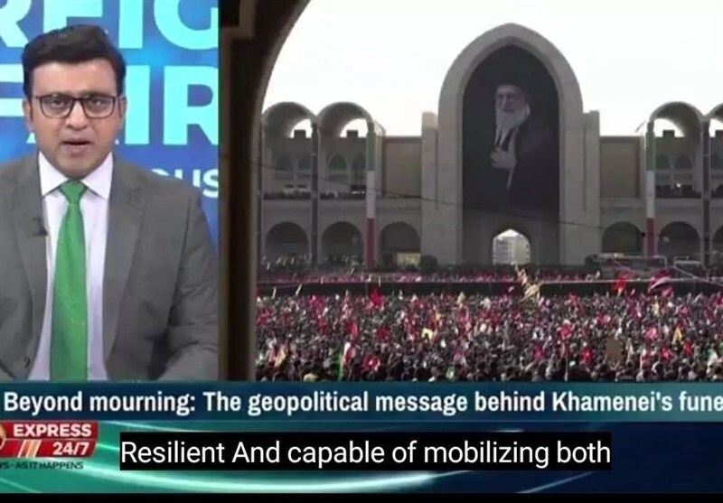 بازتاب مراسم باشکوه تشییع پیکر امام شهید در رسانههای جهان بازتاب مراسم باشکوه تشییع پیکر امام شهید در رسانههای جهان