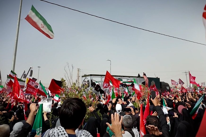 گزارش میدانی | بدرقه‌ خورشید از حریم یار؛ جمکران در سوگ رهبر شهید