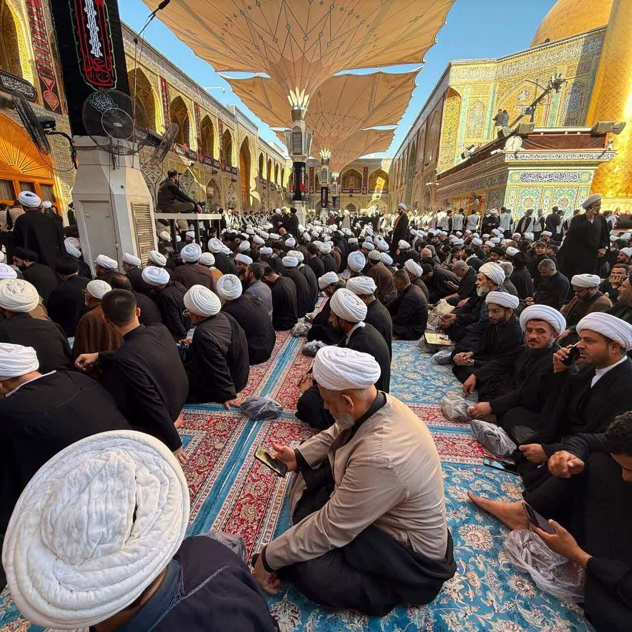 نجف اشرف و کربلای معلی در سوگِ «قائد شهید امت»؛ تجلی وحدت ناگسستنی ایران و عراق + فیلم
