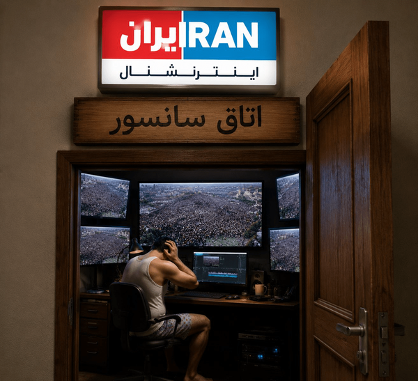 گیجی خبری اینترنشنال در برابر تشییع میلیونی پیکر رهبر شهید گیجی خبری اینترنشنال در برابر تشییع میلیونی پیکر رهبر شهید