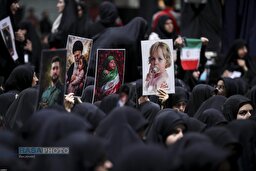 مراسم عزاداری شب عاشورای حسینی در جوار محل شهادت قائد شهید
