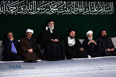 سومین شب عزاداری فاطمیه ۱۴۴۰ در حسینیه امام خمینی با حضور مقام معظم رهبری