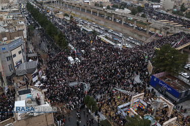 بعثت انقلاب | تصاویر هوایی از راهپیمایی عظیم یوم الله 22 بهمن در قم
