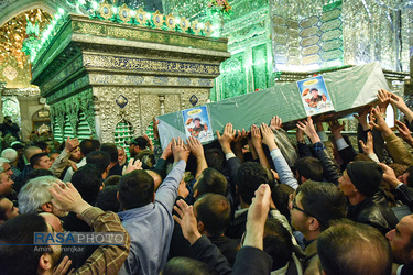 تشییع پیکر شهید مدافع حرم محمد باقری در شیراز
