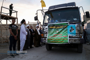 امداد رسانی مجاهدان عراقی حرکت النجباء عراق به مناطق سیل زده خوزستان