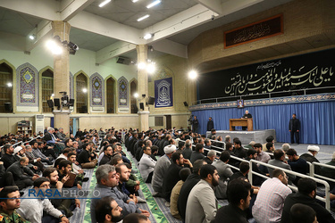 مراسم سوگواری مولای متقیان حضرت امام امیر المومنین علی (ع) با حضور رهبر انقللاب