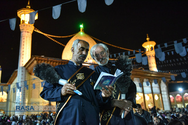 احیاء شب بیست و سوم ماه مبارک رمضان در حرم حضرت احمد بن موسی (ع) - شاهچراغ -در شیراز