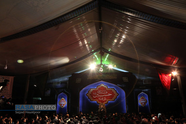 عزاداری شب چهارم محرم در حسینیه شهداء قم با سخنرانی آیت الله اراکی