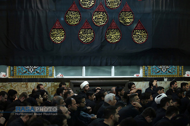 عزاداری دهه اول محرم در حسینیه قماش فروش‌های مشهد