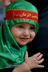 مراسم شیرخوارگان حسینی در قم | عکس‌های منتخب خبرگزاری رسا از عزاداری دهه اول محرم ۱۳۹۸