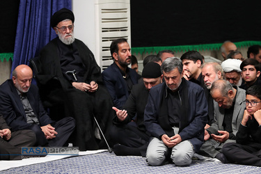 مراسم عزاداری شب شام غریبان حسینی (علیه‌السلام) با حضور رهبر انقلاب