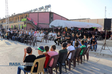 دیدار نماینده رهبر انقلاب در سوریه با مردم و حضور مراسم عزاداری