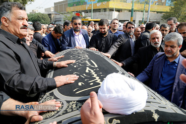 مراسم تشییع پیکر حجت الاسلام والمسلمین حاج شیخ عبدالرضا روحانی قوچانی