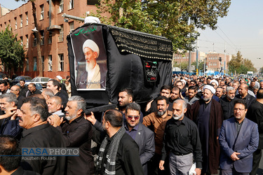مراسم تشییع پیکر حجت الاسلام والمسلمین حاج شیخ عبدالرضا روحانی قوچانی