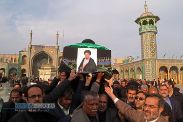 مراسم تشییع پیکر آیت الله میرمحمدی عضو مجلس خبرگان رهبری