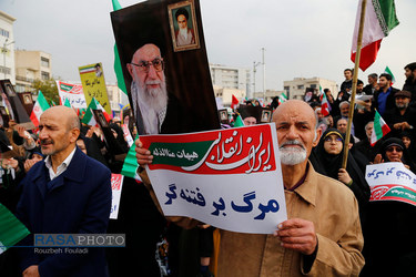 راهپیمایی باشکوه مردم تهران در حمایت از اقتدار و امنیت کشور