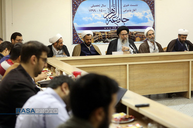 نششست خبری حجت الاسلام والمسلمین مدنی رئیس جامعة الزهرا‎
