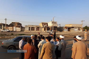بازدید نماینده ولی فقیه در استان خوزستان از مناطق دچار آب گرفتگی