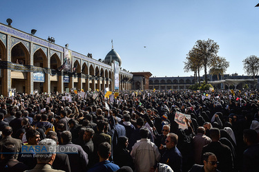 تجمع و راهپیمایی مردم غیور شیراز درپی شهادت سپهبد حاج قاسم سلیمانی