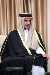 دیدار امیر قطر و هیئت همراه با رهبر معظم انقلاب