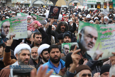 راهپیمایی نمازگزاران قم در حمایت ازسپاه و اقتدار و امنیت نظام اسلامی