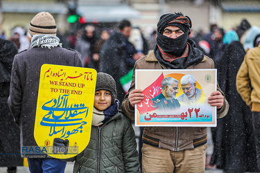 فجر سلیمانی | راهپیمایی ۲۲ بهمن در همدان