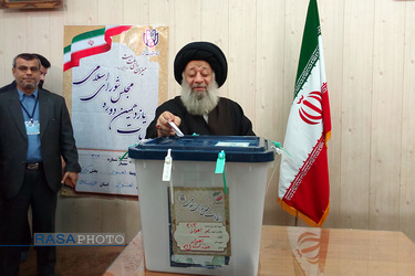 اهواز | مشارکت آیت الله موسوی جزایری در انتخابات
