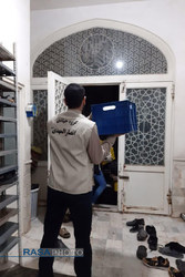 فعالیت گروه جهادی انصارالمهدی (عج) کانون خاتم مسجد خاتم الانبیاء