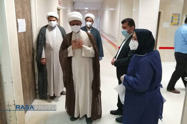 بازدید امام جمعه خرمشهر از بیمارستان آیت الله طالقانی‎