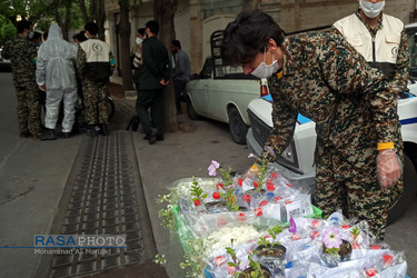 طرح غربالگری خانه به خانه توسط جوانان بسیجی قم