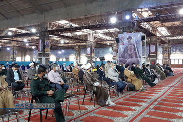 نشست رزمایش مواسات ویژه ائمه جمعه فرمانداران و فرماندهان بسیج خوزستان