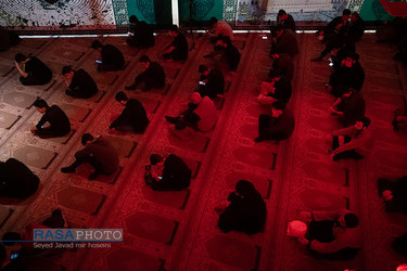 مراسم احیا شب نوزدهم ماه مبارک رمضان در یکی از مساجد رشت