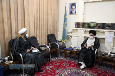 دیدار مدیرعامل خبرگزاری رسا با آیت الله حسینی بوشهری