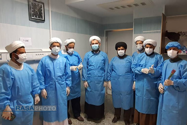 حضور طلاب جهادگر در بیمارستان شهداء خلیج فارس بوشهر