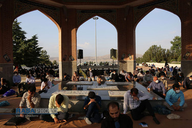 بجنورد | مراسم دعای عرفه در جوار مزار شهداء گمنام