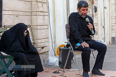 روضه خوانی حاج مهدی سلحشور در کوچه‌های قم