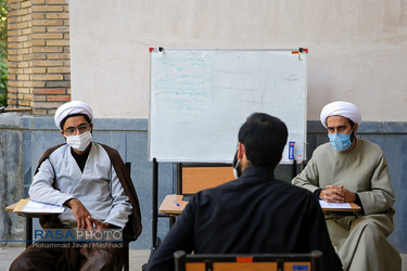 حال و هوای تحصیلی مدرسه علمیه عباسقلی خان مشهد در شرایط کرونایی