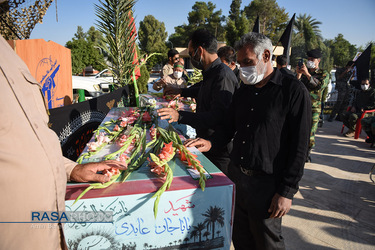 تشییع پیکر شهدا دفاع مقدس در شیراز‎