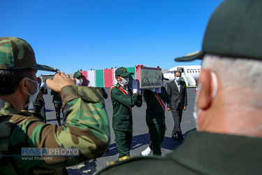 استقبال از ۳ شهید تازه تفحص شده در بجنورد‎ دفاع مقدس