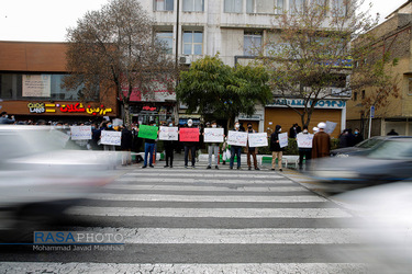 تجمع خودجوش مردم مشهد در محکومیت ترور دانشمند شهید محسن فخری زاده