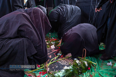 تبریز | مراسم تدفین شهید گمنام در روز شهادت حضرت زهرا (سلام‌الله‌علیها)