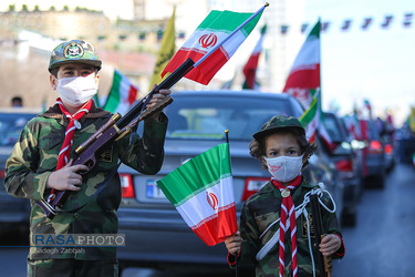 راهپیمایی یوم الله ۲۲ بهمن در مشهد مقدس