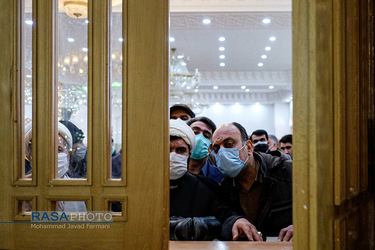 مراسم تشییع آیت الله ضیاءآبادی در تهران