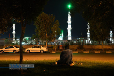 احیا شب قدر پشت در‌های بسته مسجد مقدس جمکران1