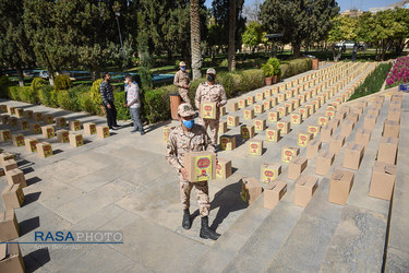 رزمایش کمک مومنانه سپاه در حافظیه شیراز